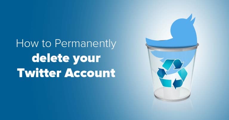 Delete twitter account dustbin and twitter account logo is insert in image and how to permanently delete your twitter account is written in image
